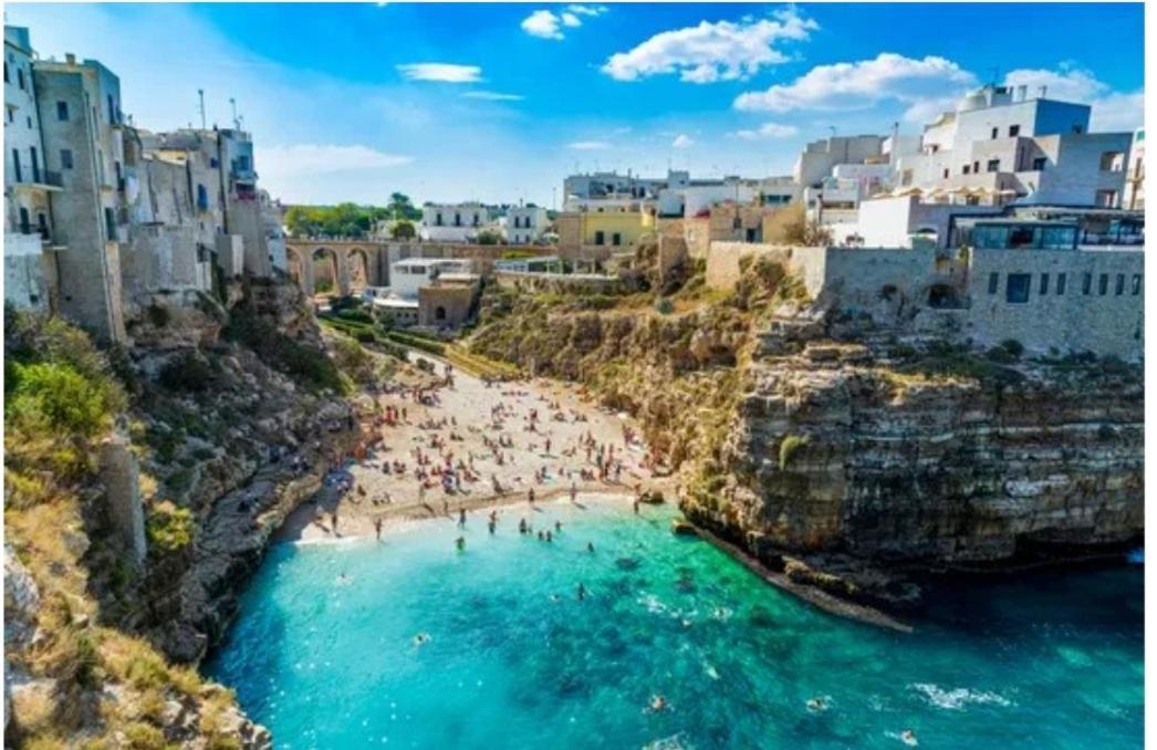 Il Pumo Rosso Villa Polignano a Mare Bagian luar foto